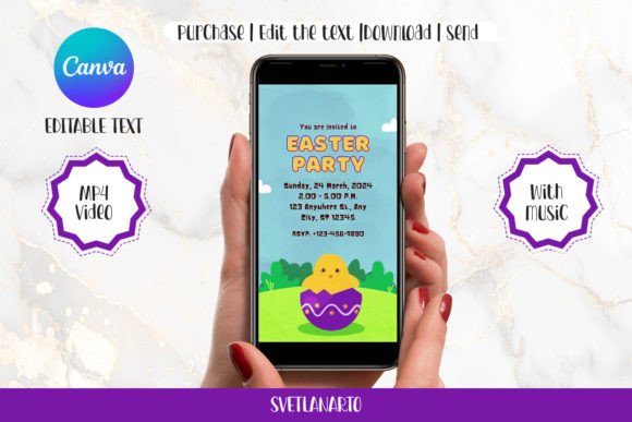 Animated Easter Chicken Party Invitation: A Festive Digital Solution