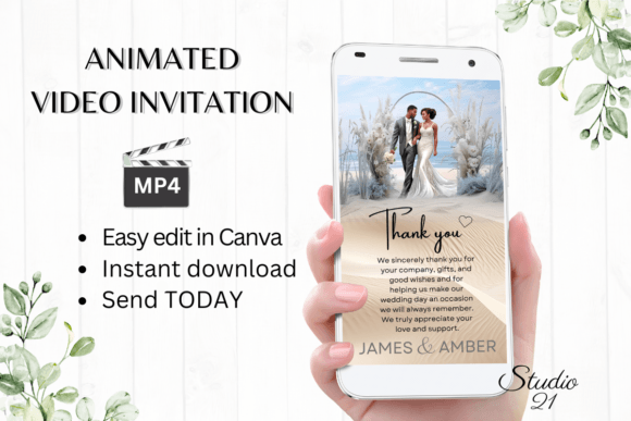 Beach Wedding Thank You: A Fresh Take on Elegant Scripts