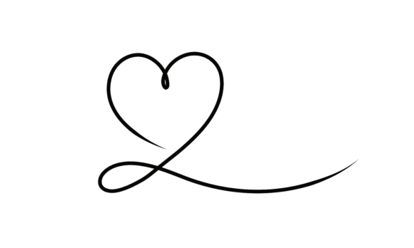 Endless Love Heart Signs Animation: A Fluid Line of Affection