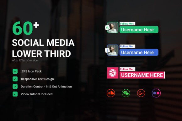 Master Social Media Lower Thirds in After Effects