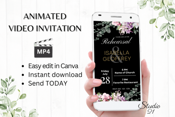 Orchids Rehearsal Dinner Invite W7453: A Designer's Guide