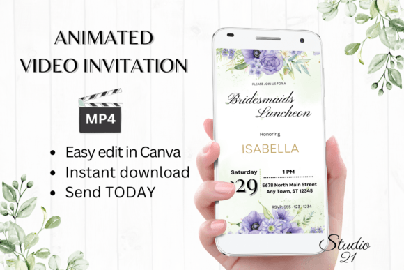 Purple Bridesmaid Luncheon W4518BL: A Creative Font for Modern Designers